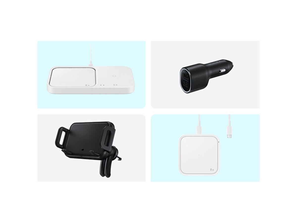 サムスン、急速充電対応「Galaxy」純正のワイヤレス/車載用充電器など