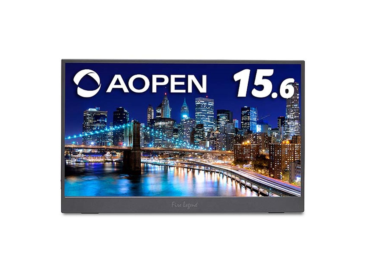 エイサー、約750g/厚さ約1cmの15.6型モバイルディスプレイを本日4/1