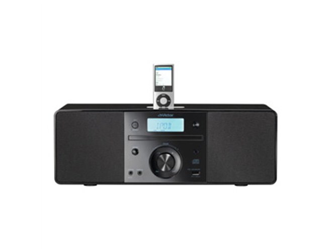 ビクターCDポ-ダブル RD-N1-B 2011年製 iPod対応CDポータブル