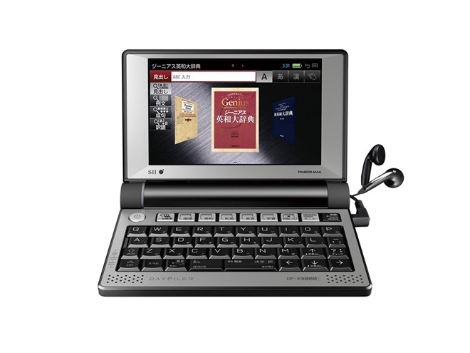 SII、スマホ感覚のタッチ操作に対応した電子辞書「DAYFILER」 - 価格.com