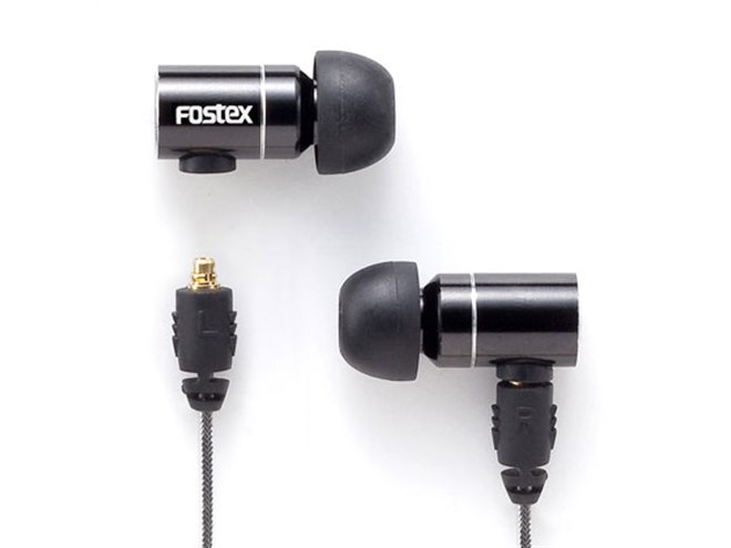 フォステクス、着脱式ケーブルを採用したアルミ削り出しイヤホン