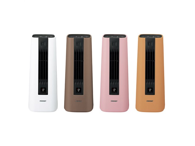 シャープ、「人感センサー」搭載のプラズマクラスターセラミックファン