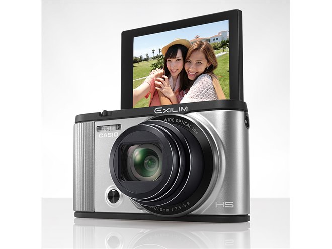 カシオ、撮影画像をスマホに自動保存できる「EXILIM EX-ZR1600