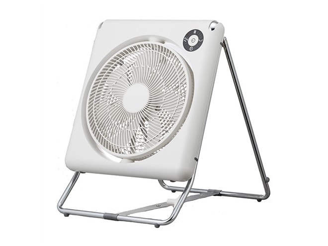 ドウシシャ、収納しやすい扇風機「フォールディングファン」2機種