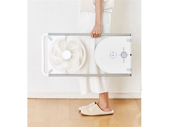 ドウシシャ、収納しやすい扇風機「フォールディングファン」2機種