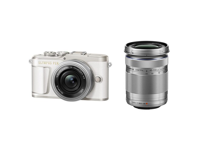 オリンパス、シンプルで上質なデザインの小型ミラーレス「PEN E-PL9