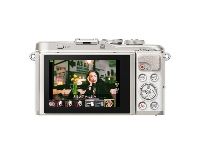 オリンパス、シンプルで上質なデザインの小型ミラーレス「PEN E-PL9