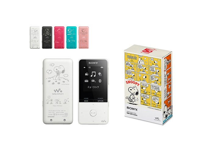 PEANUTS」日本上陸50周年記念のウォークマンSシリーズ、期間限定発売
