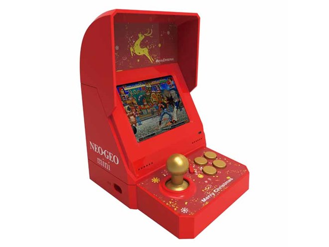 SNKがクリスマス限定版「NEOGEO mini」発表、収録タイトルや付属品が