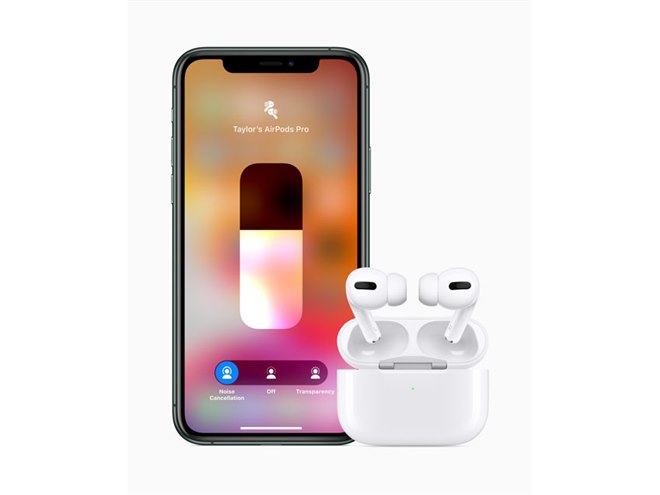 アップル、ノイズキャンセリング対応「AirPods Pro」を税別27,800円で