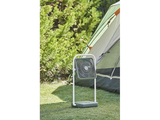 ドウシシャ、折りたたみ式扇風機「充電式フォールディングファン