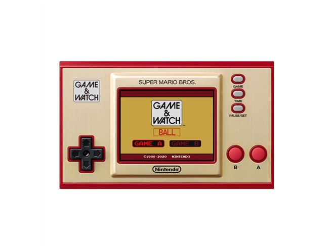 任天堂、2.36型カラー液晶搭載の「ゲーム＆ウオッチ スーパーマリオ