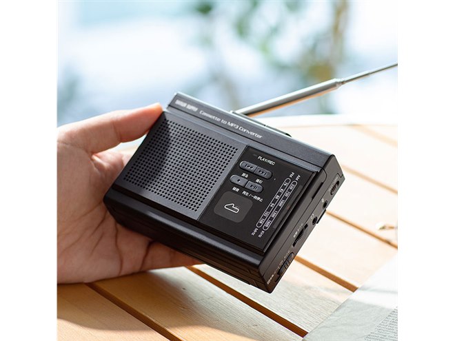 サンワ、カセットテープ音源をデジタル保存できるラジオ付きカセット