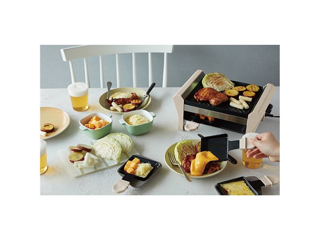 レコルト、4人用「ラクレット＆フォンデュメーカー」に新色クリーム