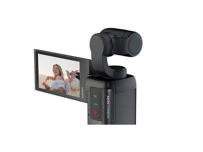 42,800円、2.45型モニター搭載の4Kジンバルカメラ「MOZA MOIN Camera