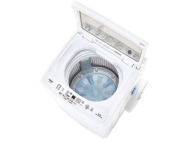 AQUA、「ワイドガラストップ」を採用した7/8/9kgモデルの全自動洗濯機