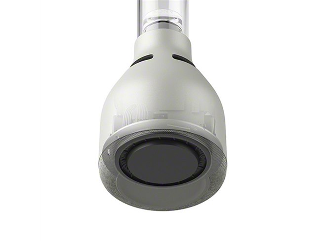 ソニー、有機ガラス管から音が広がるBluetoothスピーカー「LSPX-S3