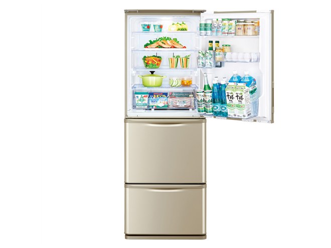 シャープ、幅60cmのスリムな412Lプラズマクラスター冷蔵庫「SJ-X415H