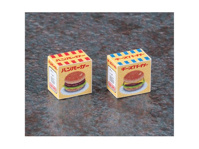 1/12フィギュアに対応、ハセガワ「レトロ自販機（ハンバーガー）」4/30