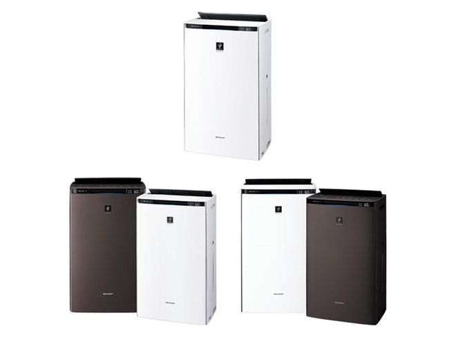 シャープ、飛沫粒子モード搭載のプラズマクラスター加湿空気清浄機を