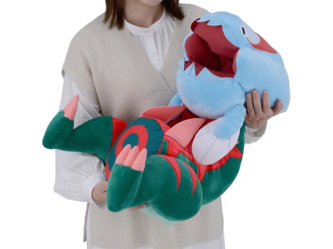 あの“エラがみ”を再現、ポケモンぬいぐるみ「ウオノラゴン」予約開始
