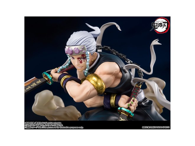 鬼滅の刃」宇髄天元がフィギュアーツZEROに登場、爪の彩色まで忠実に