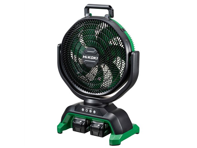 羽根径330mmでパワフルに送風、HiKOKI「18Vコードレスファン」新モデル