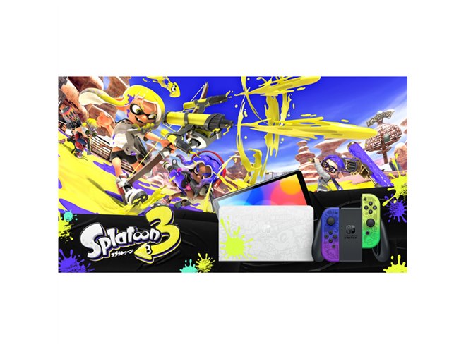 スプラトゥーン3」デザインのNintendo Switch（有機ELモデル）を8/26