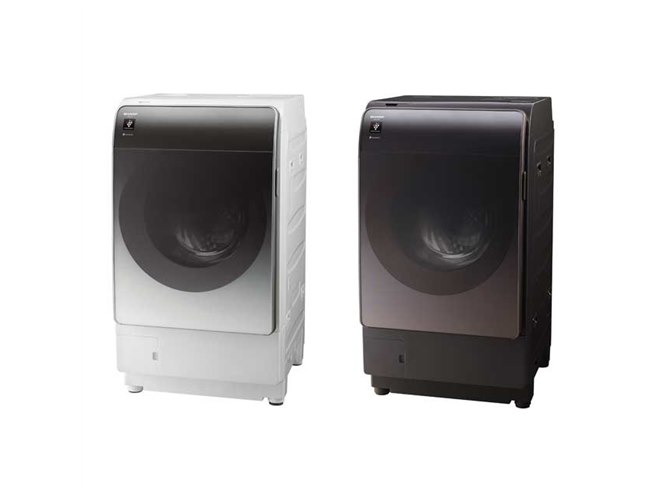シャープ、「洗乾80分コース」搭載のプラズマクラスター洗濯乾燥機「ES
