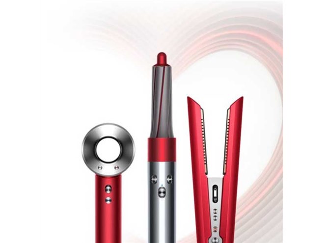 ダイソン、ドライヤー/スタイラー/ヘアアイロンの限定レッドカラー