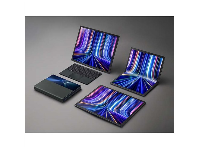 ASUS、折りたためる17.3型有機ELを搭載したノートPC「Zenbook 17 Fold