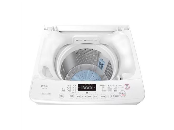 ヤマダデンキ、インバーターを搭載した7kg洗濯機「RORO」を本日8/12