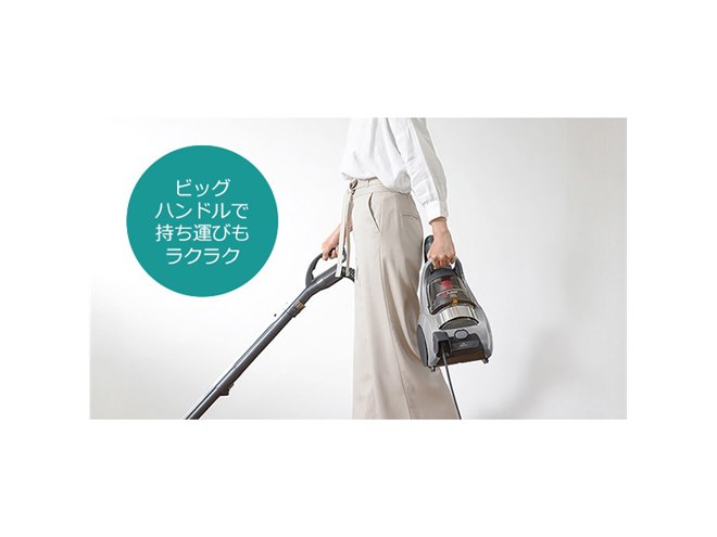 三菱電機、「快速からみにくい自走ブラシ」搭載で軽いかけ心地の