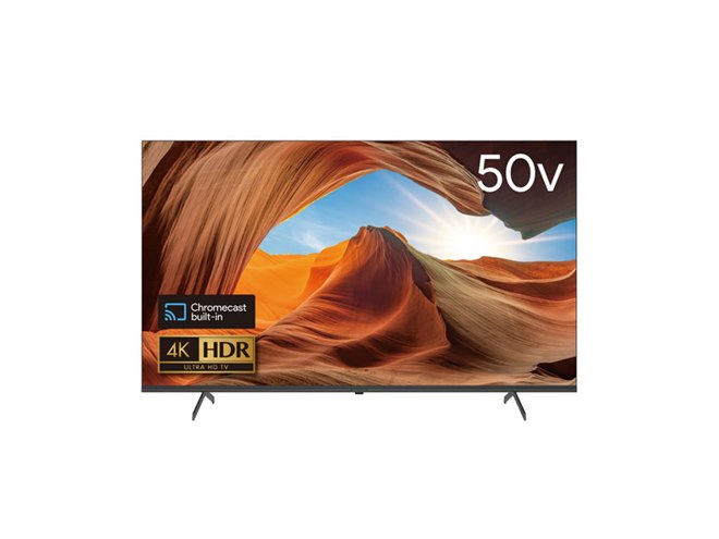 4/12まで限定43,780円、ゲオ限定の「Google TV搭載50V型4K液晶テレビ