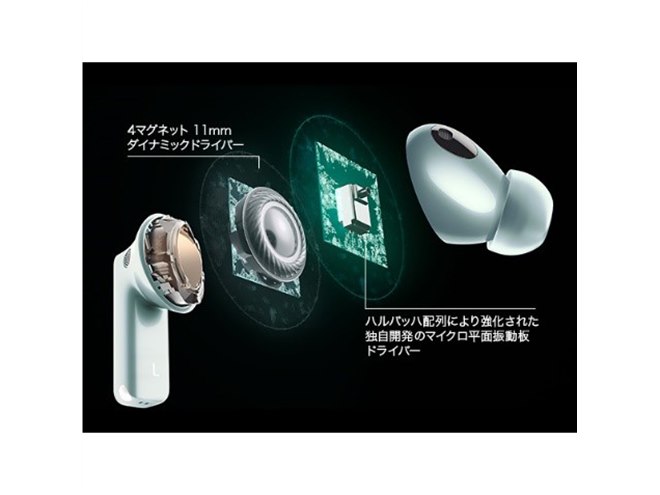 ファーウェイ、音質やANCが進化した完全ワイヤレスイヤホン最上位