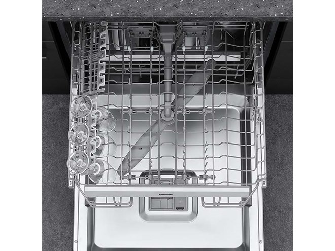 パナソニック、予洗い不要でフロントオープン採用のビルトイン食洗機