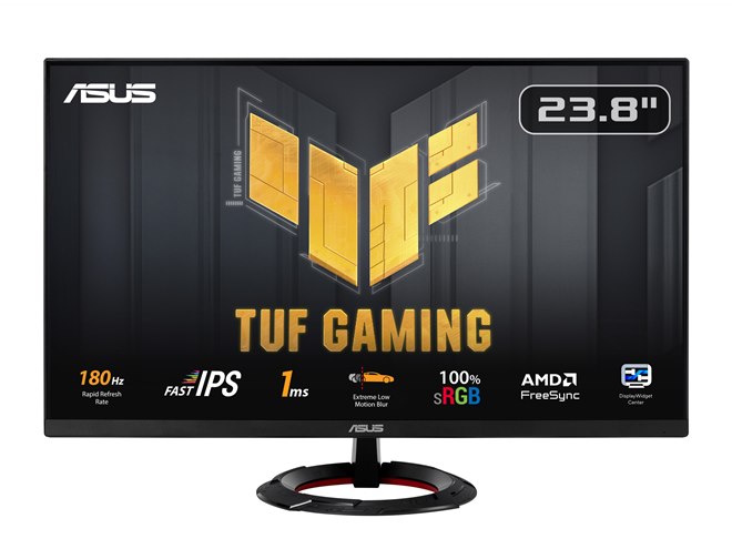 ASUS、180Hz/1msに対応した23.8型ゲーミングモニター「TUF Gaming