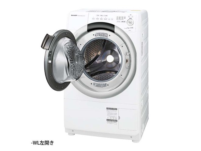 シャープ、マンションにも置けるドラム式洗濯乾燥機「ES-S7J」 - 価格.com
