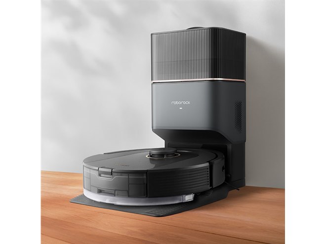 吸引＆水拭きに対応、自動ゴミ収集ドック付きロボット掃除機「Roborock