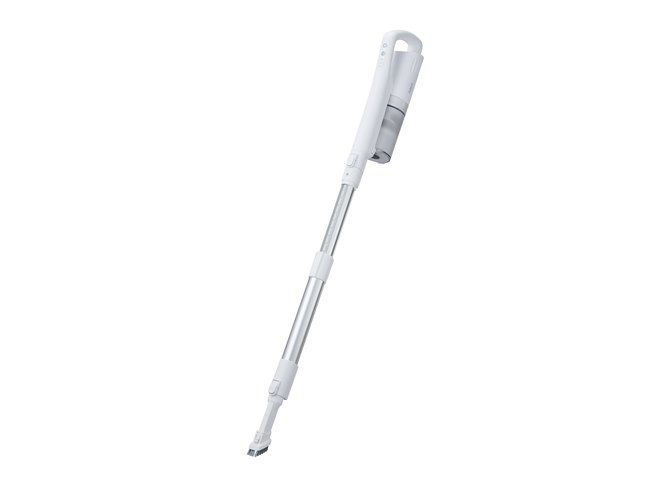 AQUA、約1.6kgに軽量化した伸縮するスティック掃除機「のび～る