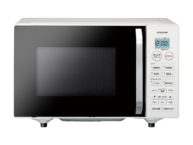 コイズミ、赤外線センサーを搭載した16Lのオーブンレンジ「KOR-1605/W