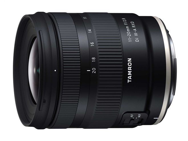 タムロン、RF用APS-Cミラーレス向けズームレンズ「11-20mm F2.8」を12