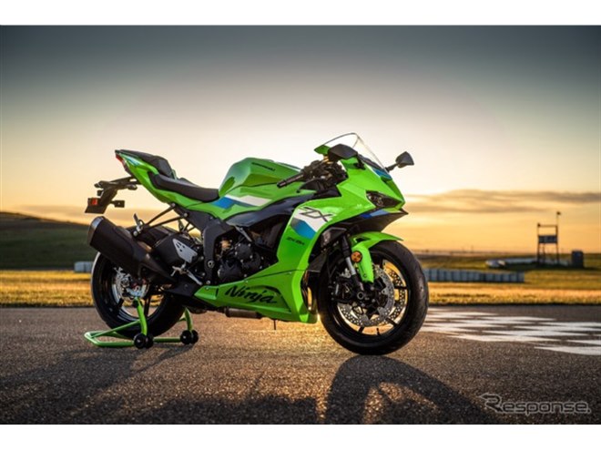 カワサキ『Ninja ZX-6R』2026年モデルでカラー変更、スマホアプリ連携