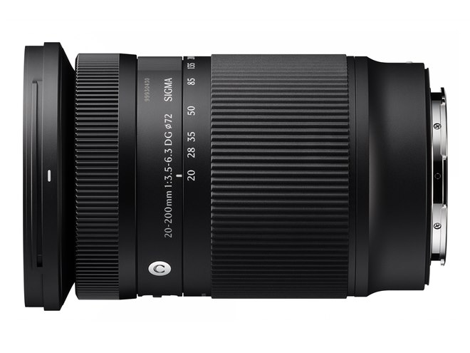 シグマ、超広角20mmからの10倍ズームレンズ「20-200mm F3.5-6.3 DG