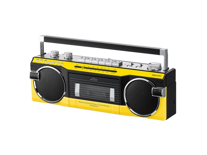 サンワサプライ、80年代レトロデザインのBluetooth搭載ラジカセに新色