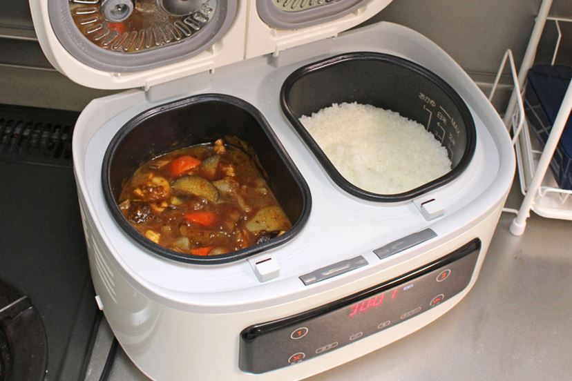 1台でご飯とおかずを一気に作れる！「ツインシェフ」がテレワークめし