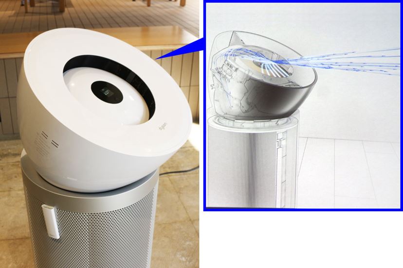 風量が2倍にアップ！ パワフル＆静かに浄化するダイソンの空気清浄機