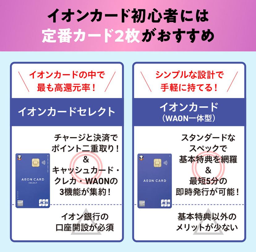 イオンカードおすすめ10選！ おトクな特典を種類ごとに徹底比較【2026
