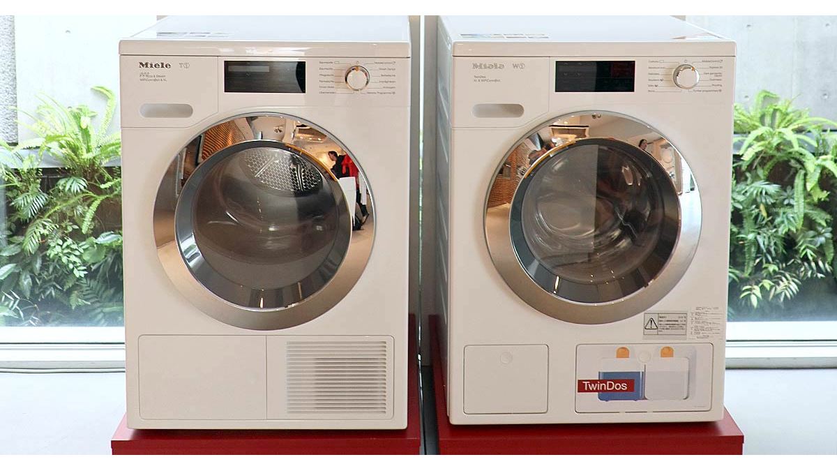 ドイツの高級家電ブランド・ミーレが発売したWi-Fiドラム式洗濯機「W1