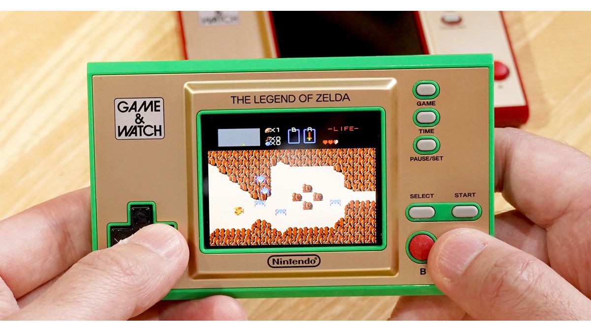 ゼルダ」3作品収録＋置き時計で5,480円、ゲーム＆ウオッチ第2弾は絶対